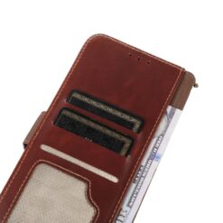 Kryty na mobil | Peňaženkové puzdro RFID Leather case hnedé – Samsung Galaxy A17 5G | Kryty na mobil