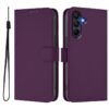 Kryty na mobil | Peňaženkové puzdro Embossing Pattern Stitchy case červené – Samsung Galaxy A17 5G | Kryty na mobil