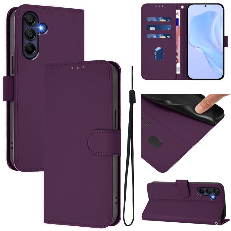 Peňaženkové puzdro Solid fialové – Samsung Galaxy A17 5G | Kryty na mobil Kryty na mobil | Peňaženkové puzdro Solid fialové – Samsung Galaxy A17 5G | Kryty na mobil