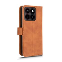 Kryty na mobil | Peňaženkové puzdro Solid hnedé – ZTE Blade A35 / A55 | Kryty na mobil
