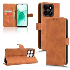 Kryty na mobil | Peňaženkové puzdro Solid hnedé – ZTE Blade A35 / A55 | Kryty na mobil