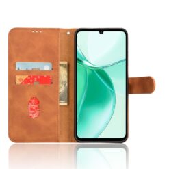 Kryty na mobil | Peňaženkové puzdro Solid hnedé – ZTE Blade A35 / A55 | Kryty na mobil