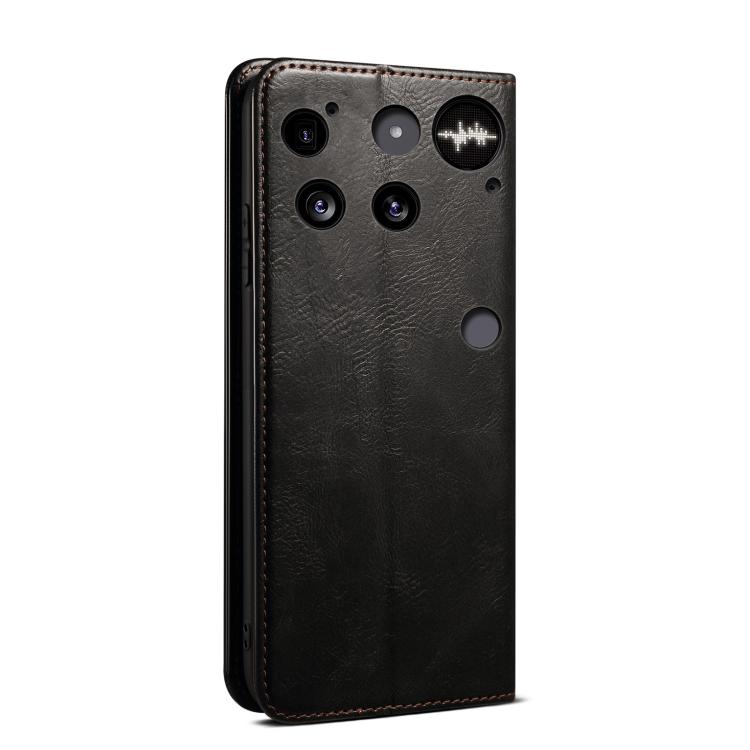 Peňaženkové puzdro Wax case čierne – Nothing Phone (3) | Kryty na mobil Kryty na mobil | Peňaženkové puzdro Wax case čierne – Nothing Phone (3) | Kryty na mobil