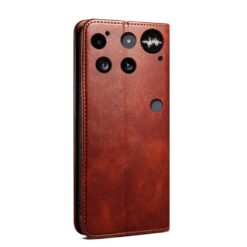 Peňaženkové puzdro Wax case hnedé – Nothing Phone (3) | Kryty na mobil Kryty na mobil | Peňaženkové puzdro Wax case hnedé – Nothing Phone (3) | Kryty na mobil
