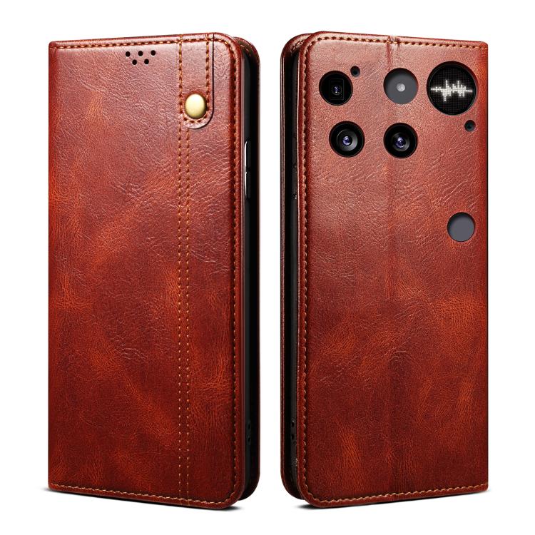 Peňaženkové puzdro Wax case hnedé – Nothing Phone (3) | Kryty na mobil Kryty na mobil | Peňaženkové puzdro Wax case hnedé – Nothing Phone (3) | Kryty na mobil
