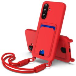 Zadný kryt Card Case červený – Samsung Galaxy A17 5G