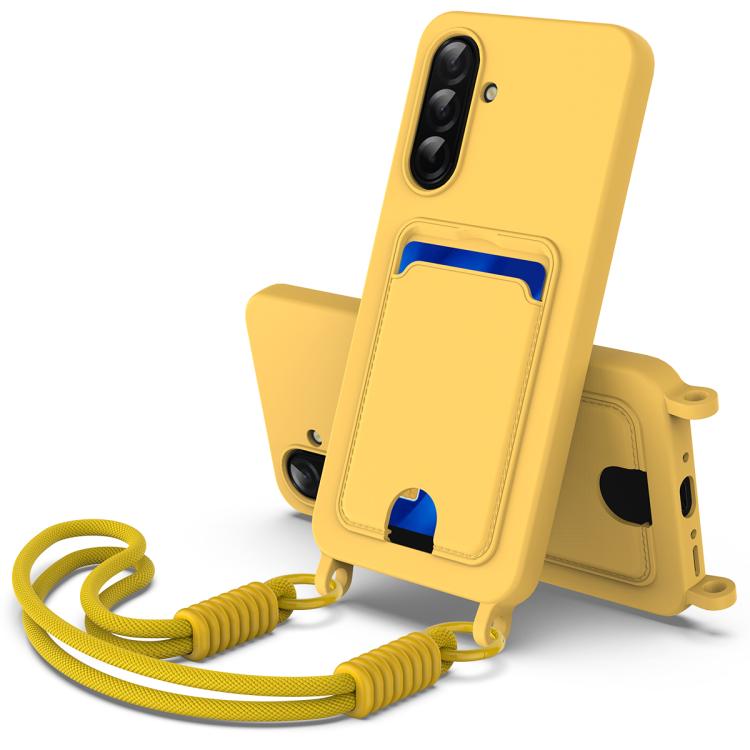 Zadný kryt Card Case žltý – Samsung Galaxy A17 5G | Kryty na mobil Kryty na mobil | Zadný kryt Card Case žltý – Samsung Galaxy A17 5G | Kryty na mobil