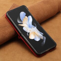 Kryty na mobil | Zadný kryt Lanyard case červený – Samsung Galaxy Z Flip 7 | Kryty na mobil