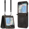 Kryty na mobil | Zadný kryt Lanyard case fialový – Samsung Galaxy Z Flip 7 | Kryty na mobil