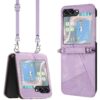 Kryty na mobil | Zadný kryt Lanyard case červený – Samsung Galaxy Z Flip 7 | Kryty na mobil