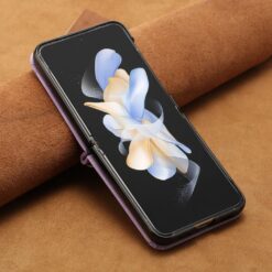 Kryty na mobil | Zadný kryt Lanyard case fialový – Samsung Galaxy Z Flip 7 | Kryty na mobil