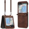 Kryty na mobil | Zadný kryt Lanyard case modrý – Samsung Galaxy Z Flip 7 | Kryty na mobil