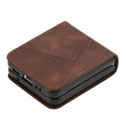 Kryty na mobil | Zadný kryt Lanyard case hnedý – Samsung Galaxy Z Flip 7 | Kryty na mobil