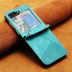 Zadný kryt Lanyard case zelený – Samsung Galaxy Z Flip 7 | Kryty na mobil Kryty na mobil | Zadný kryt Lanyard case zelený – Samsung Galaxy Z Flip 7 | Kryty na mobil