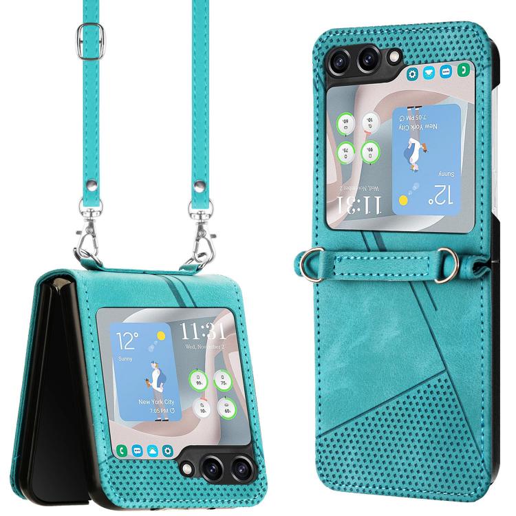 Zadný kryt Lanyard case zelený – Samsung Galaxy Z Flip 7 | Kryty na mobil Kryty na mobil | Zadný kryt Lanyard case zelený – Samsung Galaxy Z Flip 7 | Kryty na mobil