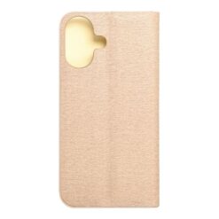 Kryty na mobil | Knižkové puzdro Luna Book zlaté – Apple iPhone 17 | Kryty na mobil