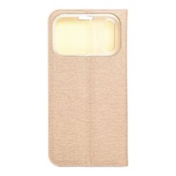 Knižkové puzdro Luna Book zlaté – Apple iPhone 17 Pro Max / 18 Pro Max | Kryty na mobil Kryty na mobil | Knižkové puzdro Luna Book zlaté – Apple iPhone 17 Pro Max / 18 Pro Max | Kryty na mobil