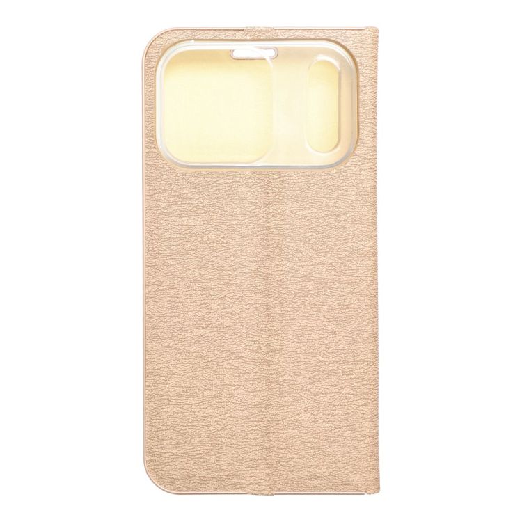 Knižkové puzdro Luna Book zlaté – Apple iPhone 17 Pro | Kryty na mobil Kryty na mobil | Knižkové puzdro Luna Book zlaté – Apple iPhone 17 Pro | Kryty na mobil