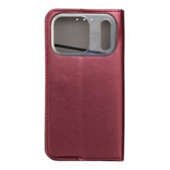 Kryty na mobil | Knižkové puzdro Magnet Book bordové – Apple iPhone 17 Pro | Kryty na mobil