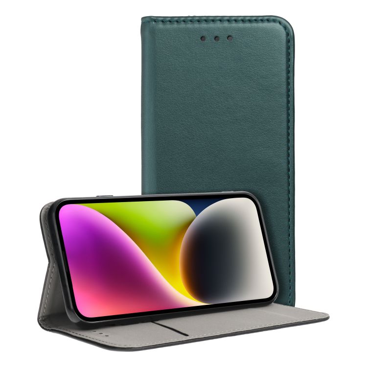 Knižkové puzdro Magnet Book zelené – Apple iPhone 17 Pro | Kryty na mobil Kryty na mobil | Knižkové puzdro Magnet Book zelené – Apple iPhone 17 Pro | Kryty na mobil