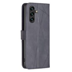 Kryty na mobil | Knižkové puzdro Rhombus čierne – Samsung Galaxy S25 FE | Kryty na mobil