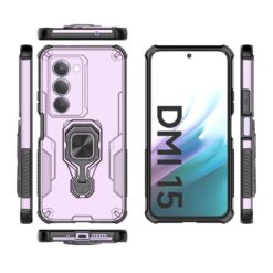 Kryty na mobil | Odolný kryt Ring Armor fialový – Xiaomi Redmi 15 4G/5G | Kryty na mobil