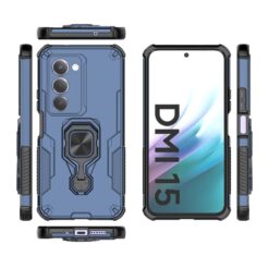 Odolný kryt Ring Armor modrý – Xiaomi Redmi 15 4G/5G | Kryty na mobil Kryty na mobil | Odolný kryt Ring Armor modrý – Xiaomi Redmi 15 4G/5G | Kryty na mobil