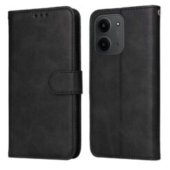 Kryty na mobil | Peňaženkové puzdro Classic Leather case čierne – Xiaomi Redmi 15C | Kryty na mobil