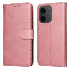 Kryty na mobil | Peňaženkové puzdro Classic Leather case ružové – Xiaomi Redmi 15C | Kryty na mobil