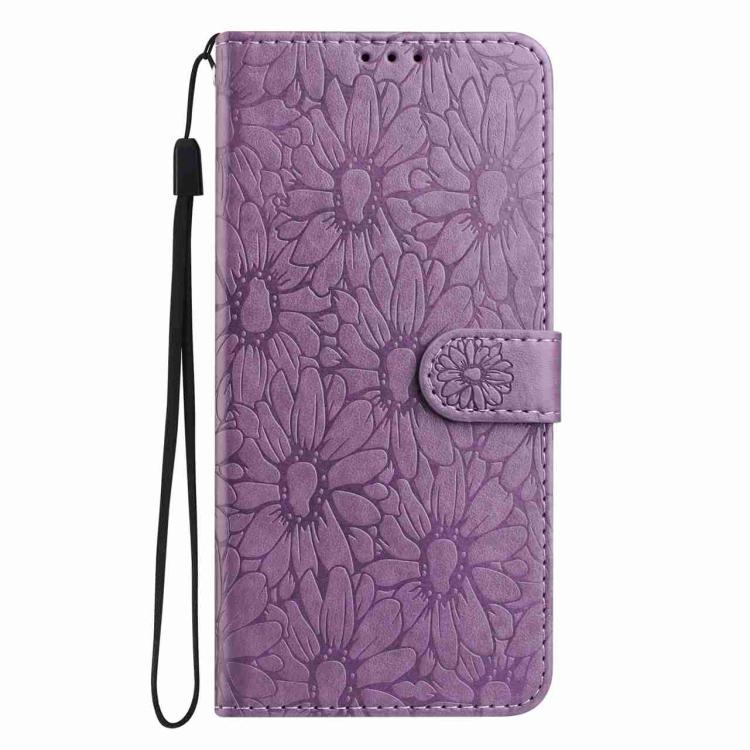 Peňaženkové puzdro Embossing Pattern Kvety fialové – Xiaomi Redmi 15 4G/5G | Kryty na mobil Kryty na mobil | Peňaženkové puzdro Embossing Pattern Kvety fialové – Xiaomi Redmi 15 4G/5G | Kryty na mobil