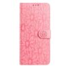 Kryty na mobil | Peňaženkové puzdro Embossing Pattern Stitchy ružové – Xiaomi Redmi 15 4G/5G | Kryty na mobil