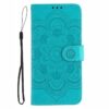 Kryty na mobil | Peňaženkové puzdro Embossing Pattern Mandala zelené – Xiaomi Redmi 15 4G/5G | Kryty na mobil