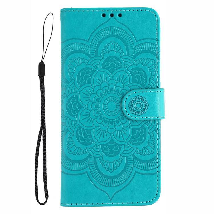 Peňaženkové puzdro Embossing Pattern Mandala modré – Xiaomi Redmi 15 4G/5G | Kryty na mobil Kryty na mobil | Peňaženkové puzdro Embossing Pattern Mandala modré – Xiaomi Redmi 15 4G/5G | Kryty na mobil