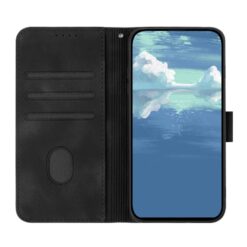 Kryty na mobil | Peňaženkové puzdro Embossing Pattern Square čierne – Xiaomi Redmi 15 4G/5G | Kryty na mobil