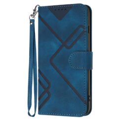 Kryty na mobil | Peňaženkové puzdro Embossing Pattern Square modré – Xiaomi Redmi 15 4G/5G | Kryty na mobil