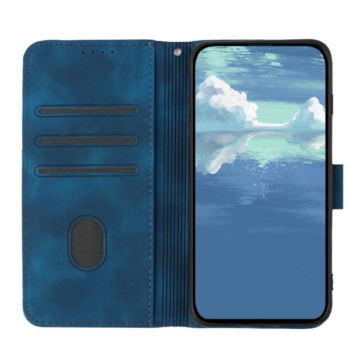 Peňaženkové puzdro Embossing Pattern Square modré – Xiaomi Redmi 15 4G/5G | Kryty na mobil Kryty na mobil | Peňaženkové puzdro Embossing Pattern Square modré – Xiaomi Redmi 15 4G/5G | Kryty na mobil