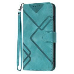Peňaženkové puzdro Embossing Pattern Square zelené – Xiaomi Redmi 15 4G/5G