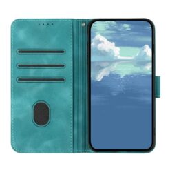 Kryty na mobil | Peňaženkové puzdro Embossing Pattern Square zelené – Xiaomi Redmi 15 4G/5G | Kryty na mobil