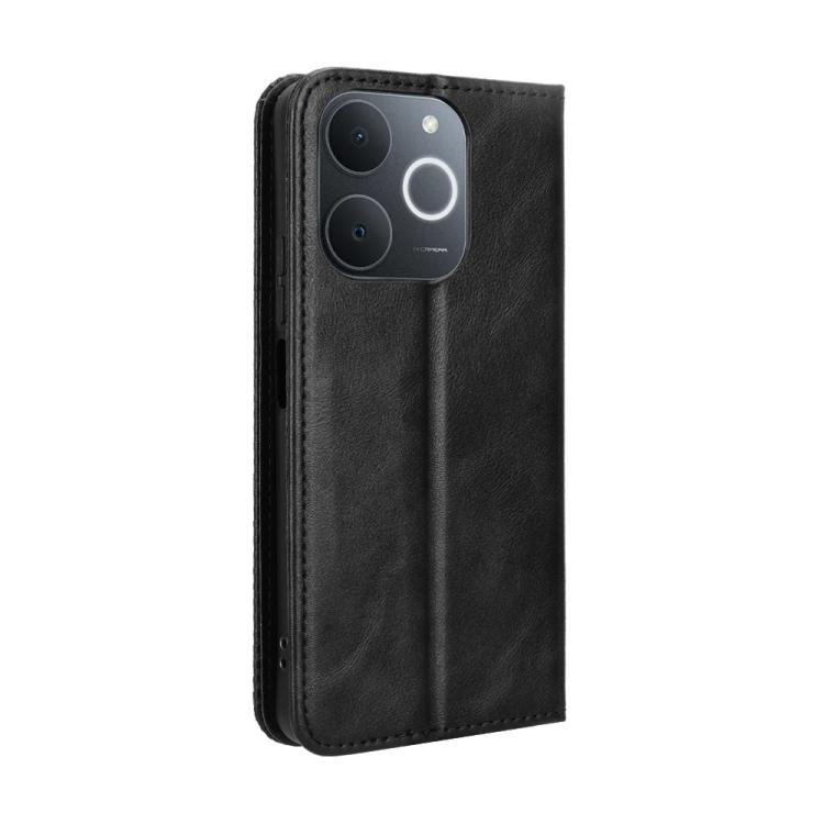 Peňaženkové puzdro Retro Leather čierne – Realme Note 70T | Kryty na mobil Kryty na mobil | Peňaženkové puzdro Retro Leather čierne – Realme Note 70T | Kryty na mobil