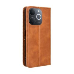 Peňaženkové puzdro Retro Leather hnedé – Realme Note 70T | Kryty na mobil Kryty na mobil | Peňaženkové puzdro Retro Leather hnedé – Realme Note 70T | Kryty na mobil