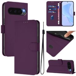 Kryty na mobil | Peňaženkové puzdro Solid fialové – Google Pixel 10 / 10 Pro | Kryty na mobil