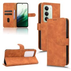 Kryty na mobil | Peňaženkové puzdro Solid hnedé – Xiaomi Redmi 15 4G/5G | Kryty na mobil
