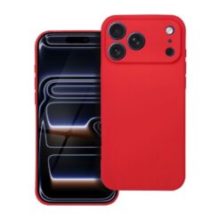 Silikónový kryt Soft case červený – Apple iPhone 17 Pro