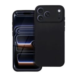 Kryty na mobil | Silikónový kryt Soft case čierny – Apple iPhone 17 Pro Max | Kryty na mobil