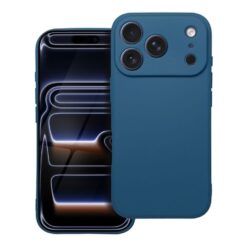 Kryty na mobil | Silikónový kryt Soft Matt modrý – Apple iPhone 17 Pro | Kryty na mobil