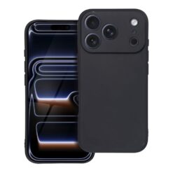 Silikónový kryt Soft Matt čierny – Apple iPhone 17 Pro
