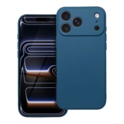 Kryty na mobil | Silikónový kryt Soft Matt modrý – Apple iPhone 17 Pro Max | Kryty na mobil