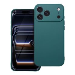 Kryty na mobil | Silikónový kryt Soft Matt zelený – Apple iPhone 17 Pro Max | Kryty na mobil