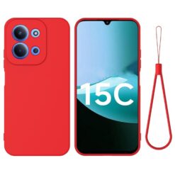 Kryty na mobil | Zadný kryt Candy Case červený – Xiaomi Redmi 15C | Kryty na mobil
