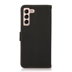 Kryty na mobil | Kožené puzdro Khazneh Business case čierne – Samsung Galaxy S25 FE | Kryty na mobil